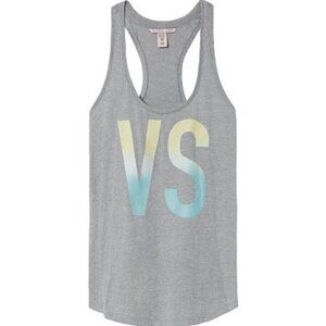 Victoria secret Sleep tank Meduim Gray Sleep race